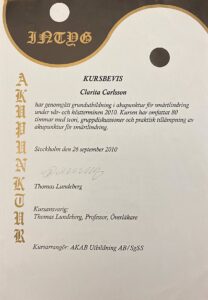 Diplom akupunktur Clarita Karlsson