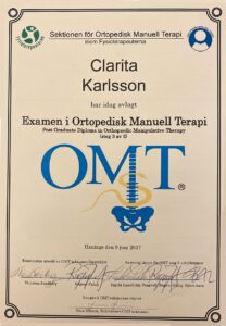 Diplom OMT Clarita Karlsson